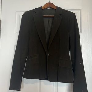 Hunter Green Velvet Blazer